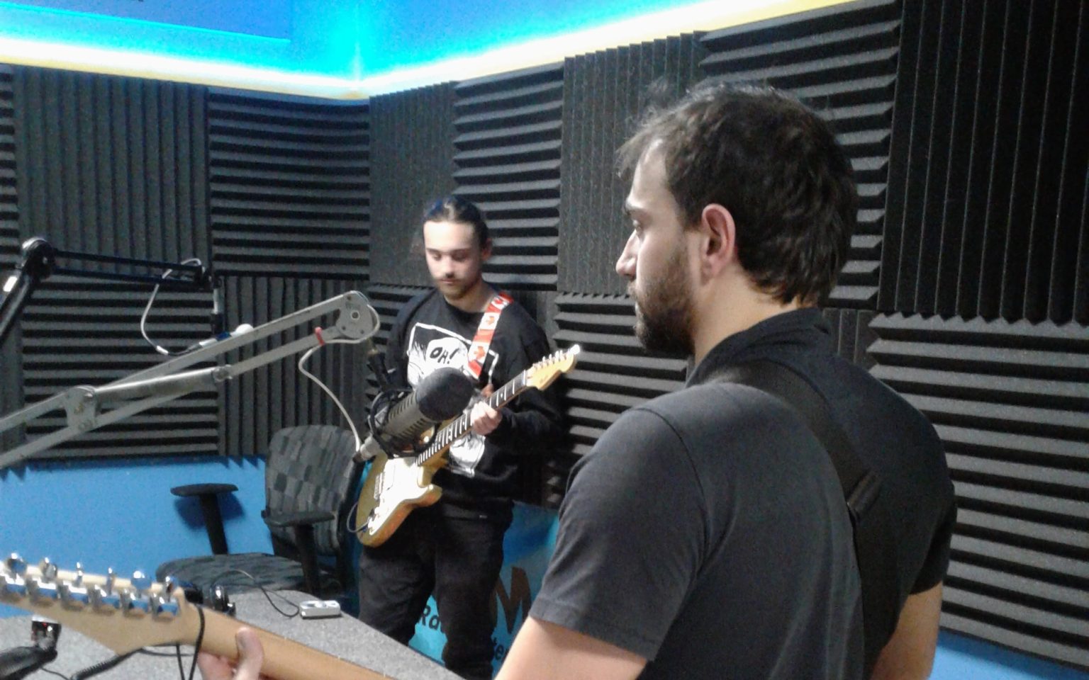 Diego Occhicone and Alessio Occhicone in the CKMS Studio