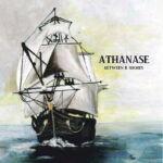 Athanase | Between II Shores (painting of a schooner in full rigging approaching the viewer)