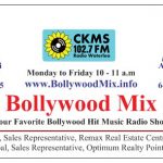Bolly Mix | Your Favourite Bollywood Hits Music Radio Show (portraits of Yasin Dewji and Andy Nagpal on either side of text)