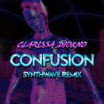 Clarissa Diokno | Confusion | Synthwave Remix (thermograph image of a person behind the text)
