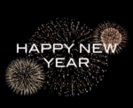 Happy New Year (with animated fireworks)