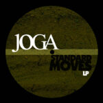 JOGA  Standard Moves LP (Illustration of a disk with white ettering for JOGA and black lettering for Standard Moves)