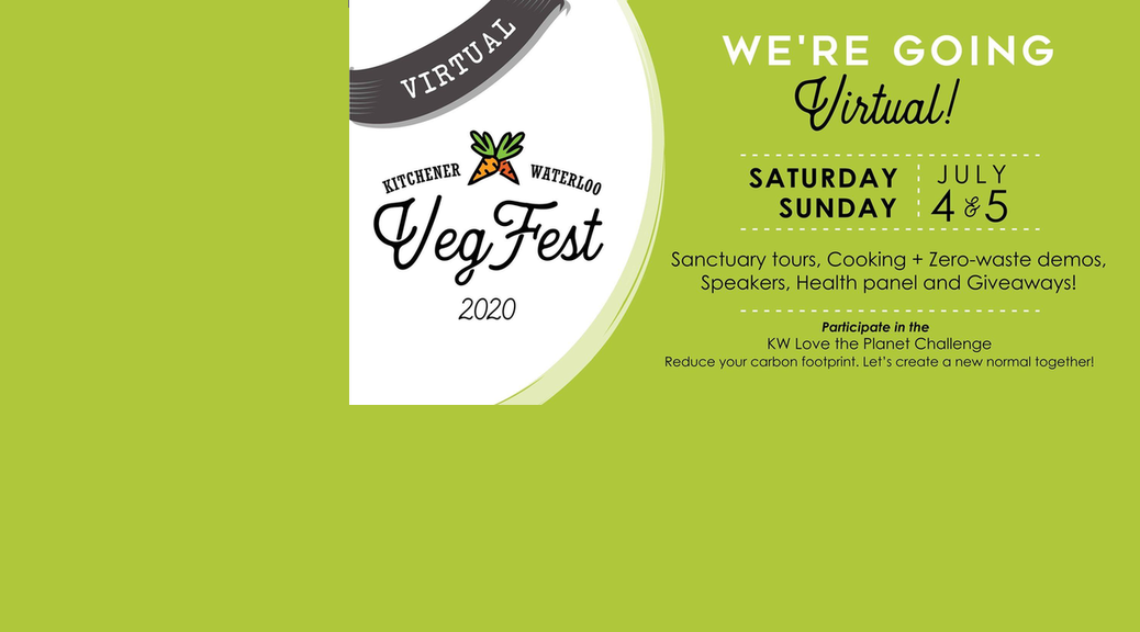 KW Vegfest 2020 | We're Going Virtual! | Saturday 4 July 2020 | Sunday 5 July 2020