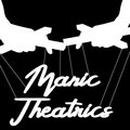 Manic Theatrics (reverse silhouette of two hands holding marionnette control bars)