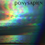 Ponysapien (clouds over water, coloured with a spectrum of colours)