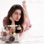 Rosie Samra | Missed Connection (Rosie laying on the floor in front of an old-timey telephone)