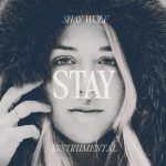Shay Wolf | Stay | Instrumental (B&W photo of a blond woman wearing a fur hat)