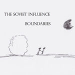 The Soviet Influence | Boundaries (album cover with an illustration of a large snowball, two stick figures, and the moon (?)
