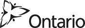 Ontario (trillium logo and wordmark)